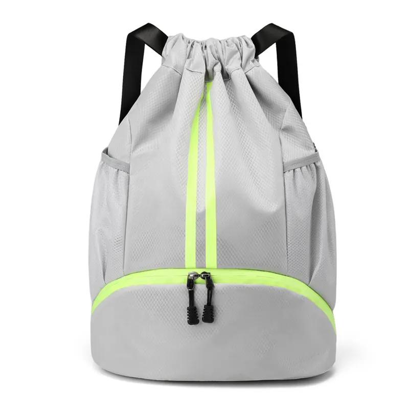 Große Kapazität Basketball Rucksack Oxford Gewebe Sport Fitness Tasche Mit Nass Trocken Trennung Schuhfach Unisex