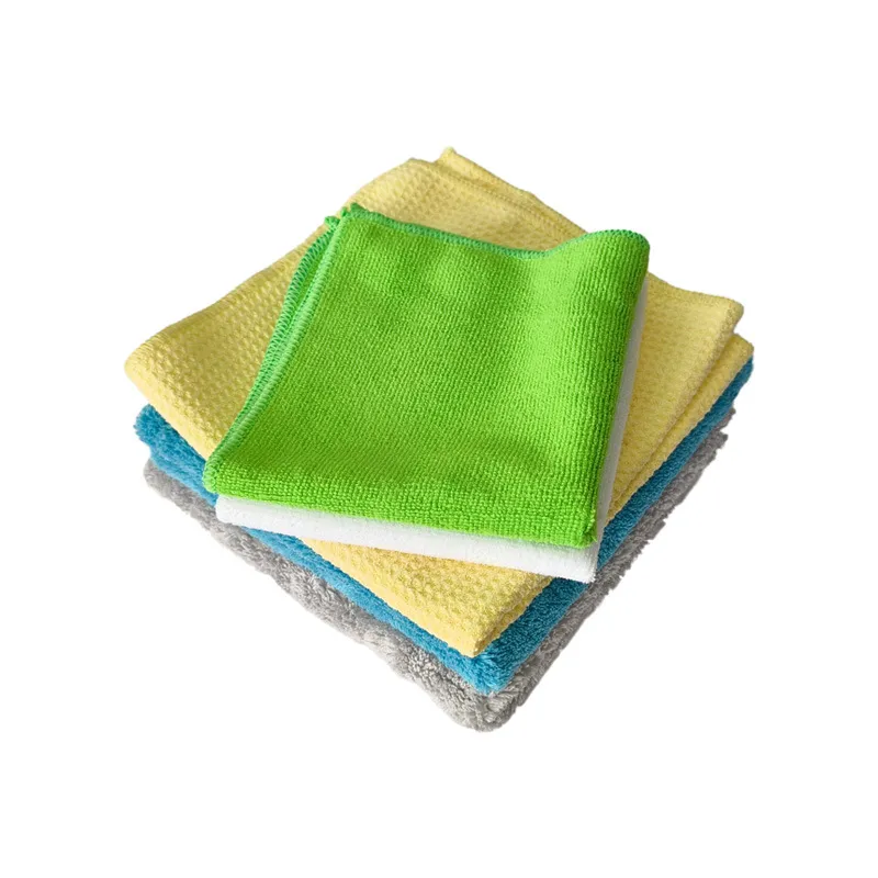 Microfiber Car Cleaning Towel Thick Absorbent Auto Detailing Drying Cloth Multi-Purpose Kitchen Household Cleaning Cloth