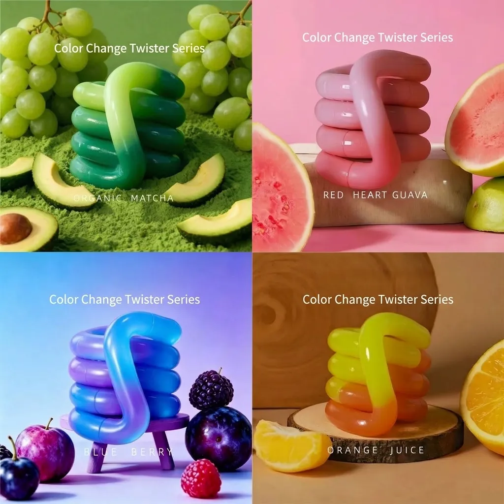 Temperature Color Changing Fidget Toy Twist Sensory Fidget Stress Relief Toy For ADHD Autism Children Adults Anti Stress Hand Toy