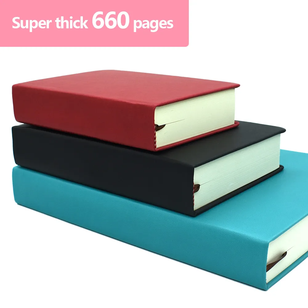 Professional Thickened Blank Sketchbook With PU Leather Cover For Drawing Writing Art Painting Supplies Professional Notebook