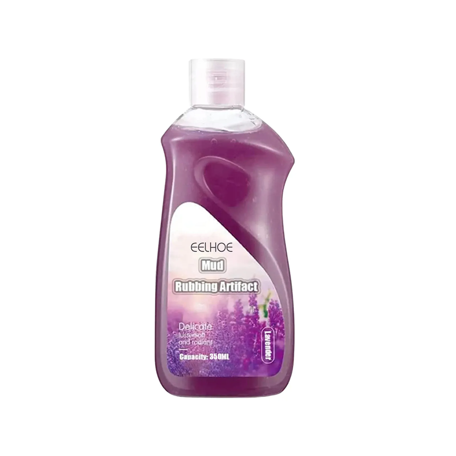 EELHOE Body Exfoliating Gel Mud Rubbing Artifact Deep Cleaning Skin Brightening Lavender Rose Milk Moisturizing Softening Scrub Gel