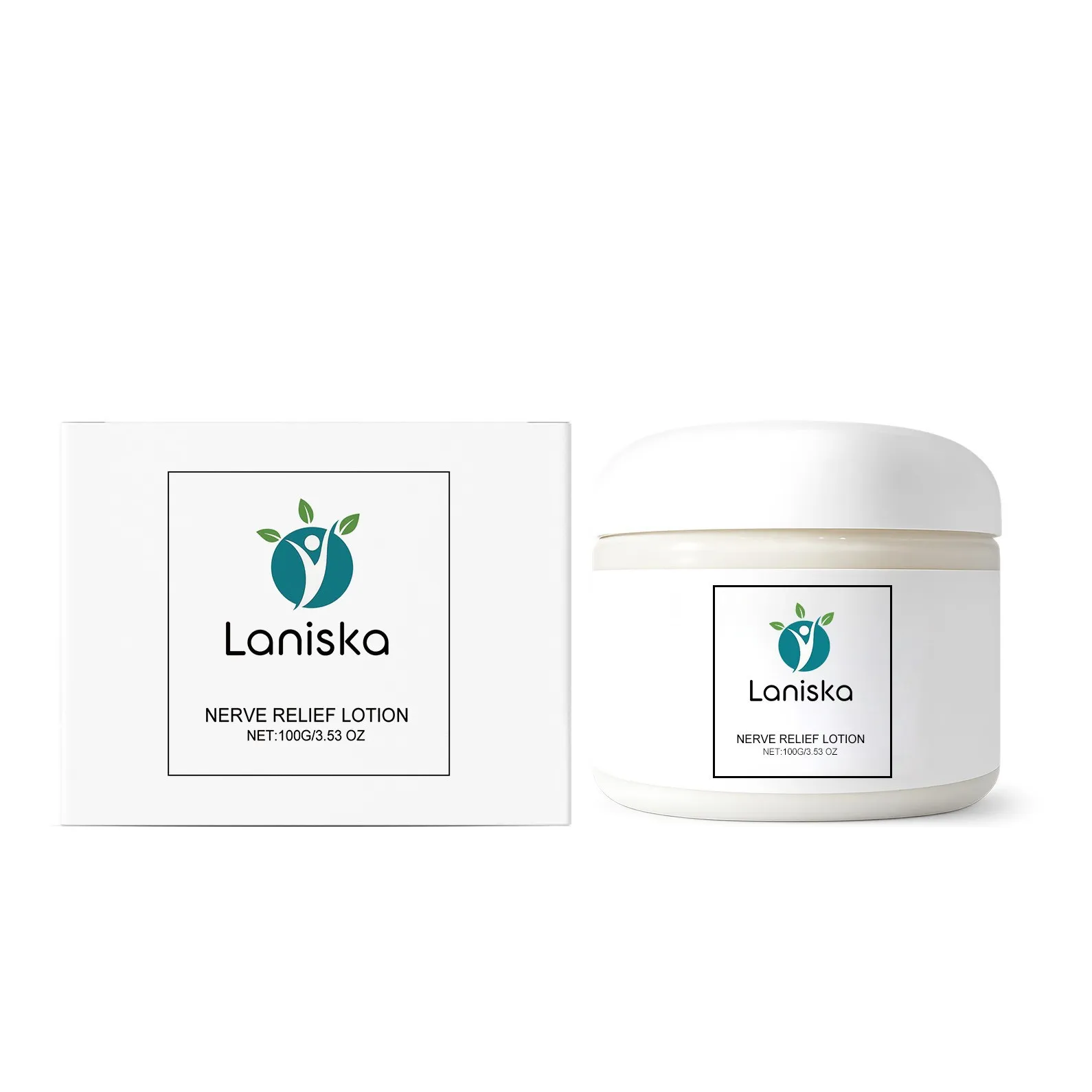 Laniska Crème Hydratante Corporelle Apaisante Lotion de Soin de la Peau Hydratante pour Soins Corporels Quotidiens Formule Non Grasse