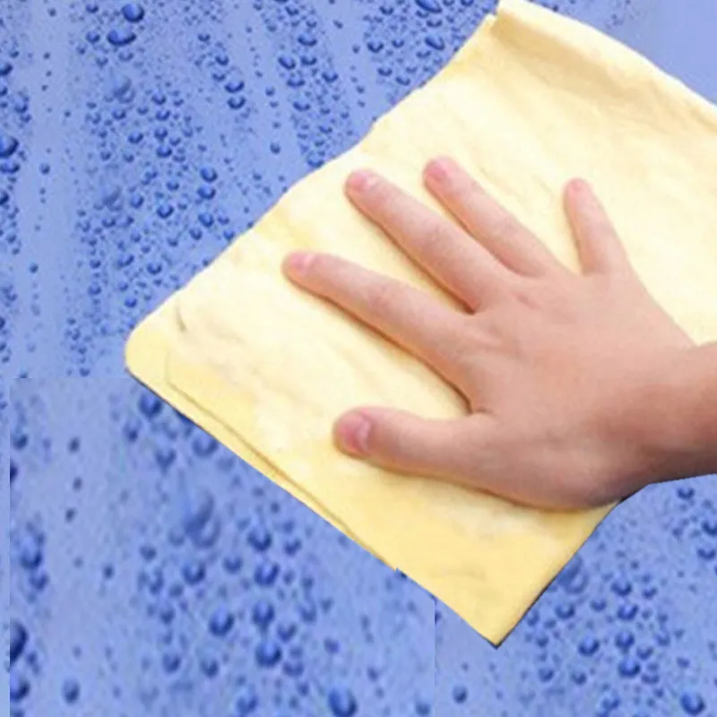 Autowaschhandtuch PVA Synthetisches Chamois Tuch Haustier Haartrocknendes Handtuch Mehrzweck Reinigungstuch Für Autoglas