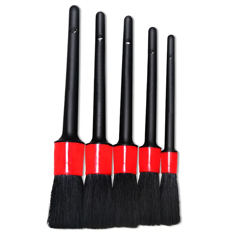 Car Detailing Brush Set Soft Bristles Automotive Interior Cleaning Tools Dashboard Air Vent Crevice Brush