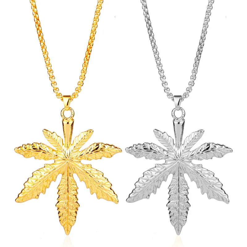 Legering Esdoornblad Hanger Ketting Truiketting Sieraden Gift