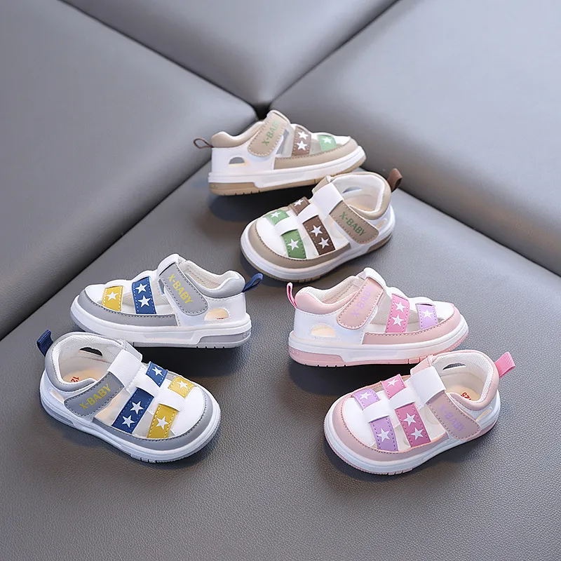 Chaussures de Marche pour Bébé Respirant Antidérapant Semelle Souple Chaussures Enfant Été Casual