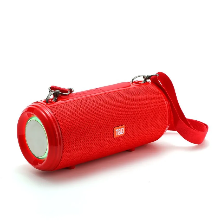Haut-Parleur Bluetooth Portable Extérieur Subwoofer Sans Fil Étanche Avec Lumières LED Colorées TWS Stéréo Double Diaphragme