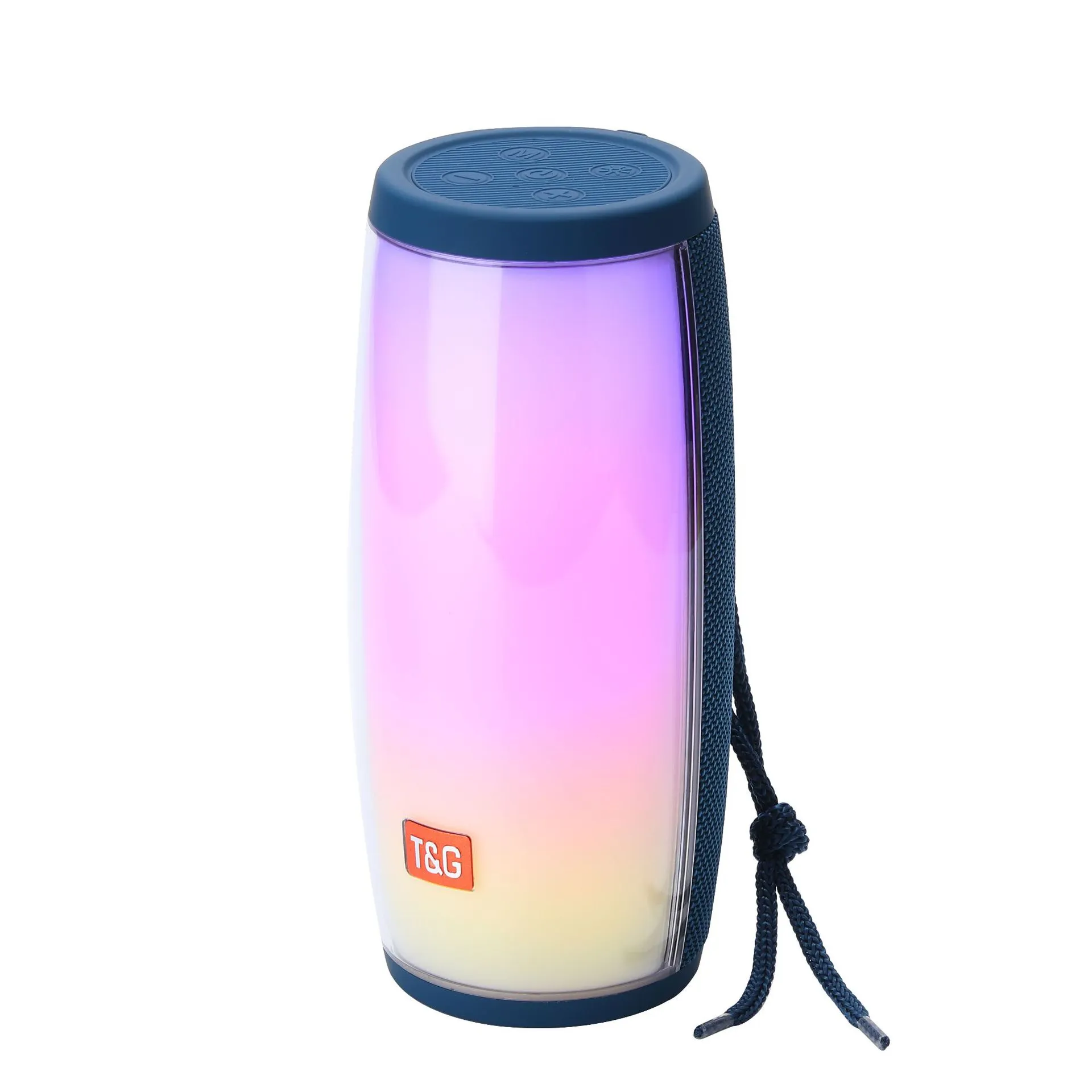 Haut-Parleur Pulse Bluetooth Sans Fil avec Lumières LED Colorées et Basses Lourdes
