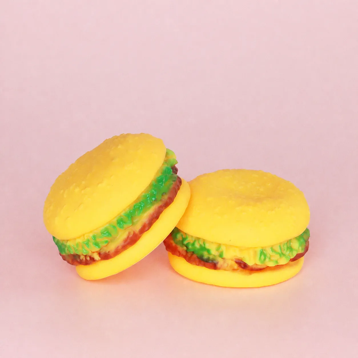 Pet Vinyl Sound Chew Toy Novelty Hamburger Corn Duck Mouse Screaming Chicken Interactive Teething Toy For Dogs Pets