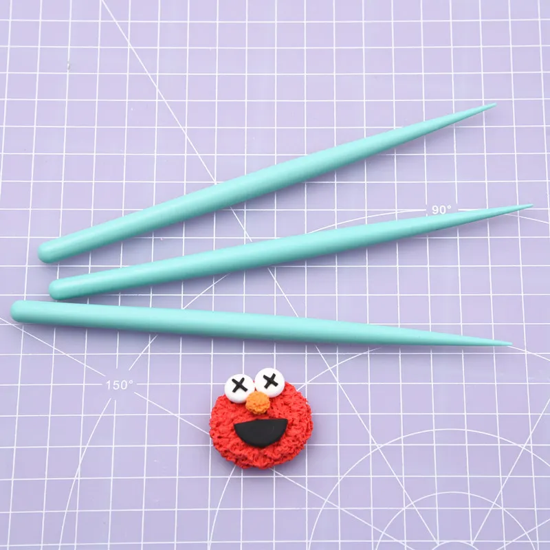 Mintgrün Kunststoff Modellierwerkzeuge Für Polymer Ton Töpferei Handwerk DIY Kunst Schnitzwerkzeuge
