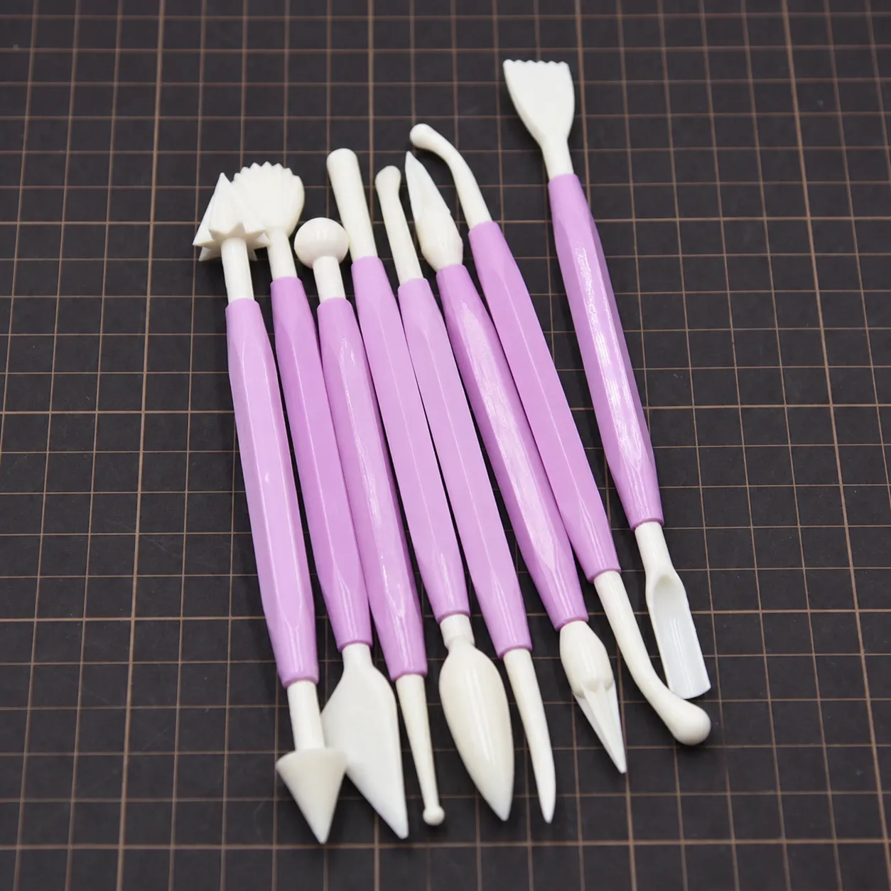 Juego de 8 Herramientas de Escultura de Arcilla de Plástico Resina Bolígrafos de Carving Herramientas de Modelado Manualidades DIY para Niños