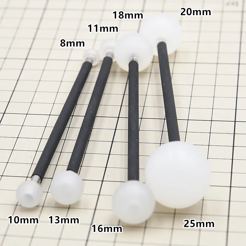 Juego de Herramientas de Estilete de Bola de Nylon Herramientas de Modelado de Arcilla de Resina Herramienta de Escultura de Cerámica para Flores Fondant Suministros de Manualidades