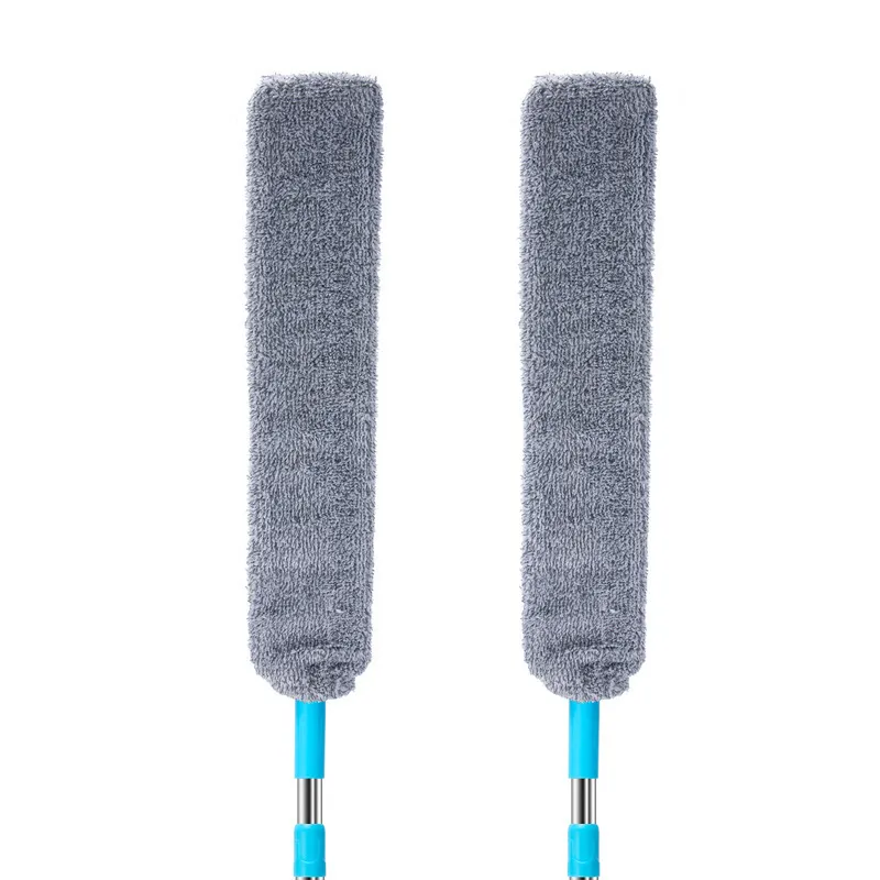 Plumero Electrostático Doméstico para Brechas con Varilla Retráctil Cepillo de Limpieza Flexible de Microfibra para Fondo de Cama Muebles