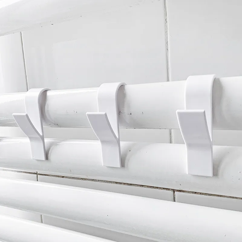 Badkamer Radiator Handdoekhaak Kunststof Zonder Boren Kledinghanger Opslaghaak Voor Thuis Keuken Organizer Badkamer Accessoires