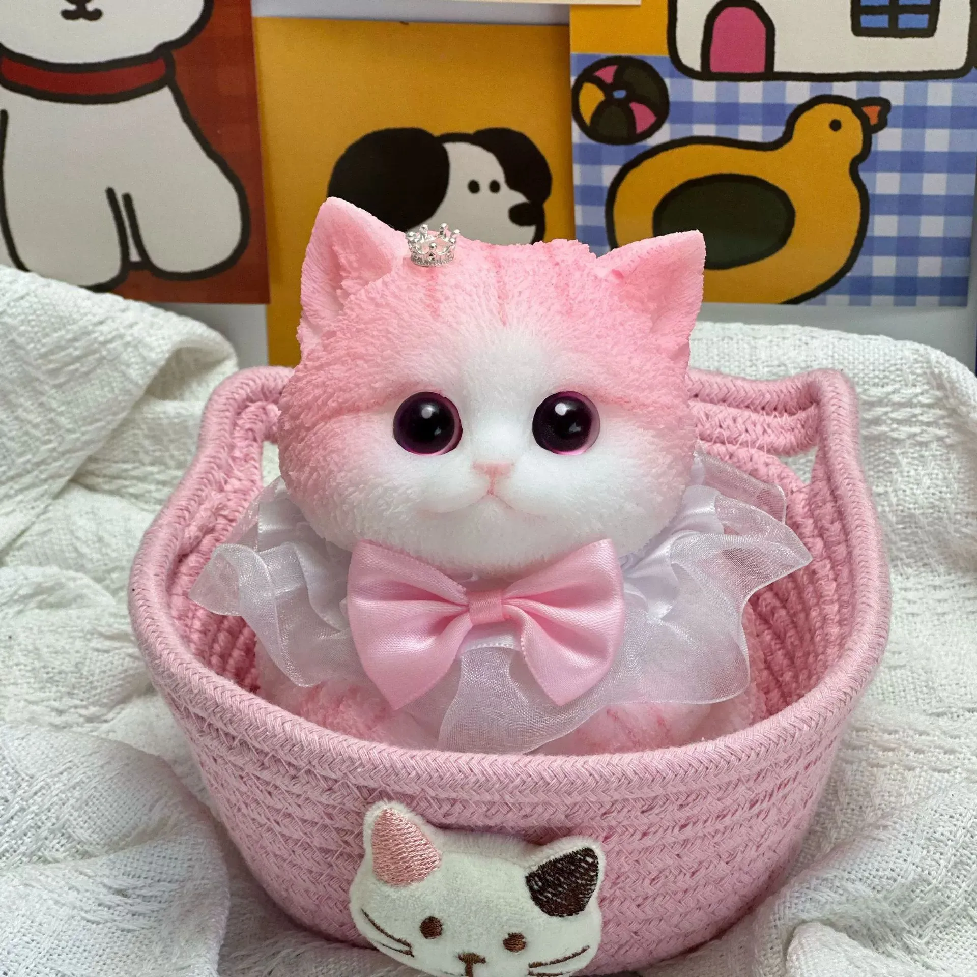 Kawaii Cat Squishy Παιχνίδι Χαριτωμένο Ζώο Ανακούφιση από το Στρες Fidget Παιχνίδι Μαλακό Αργά Αυξανόμενο Αισθητηριακό Παιχνίδι Για Παιδιά Κορίτσια Δώρο Γενεθλίων