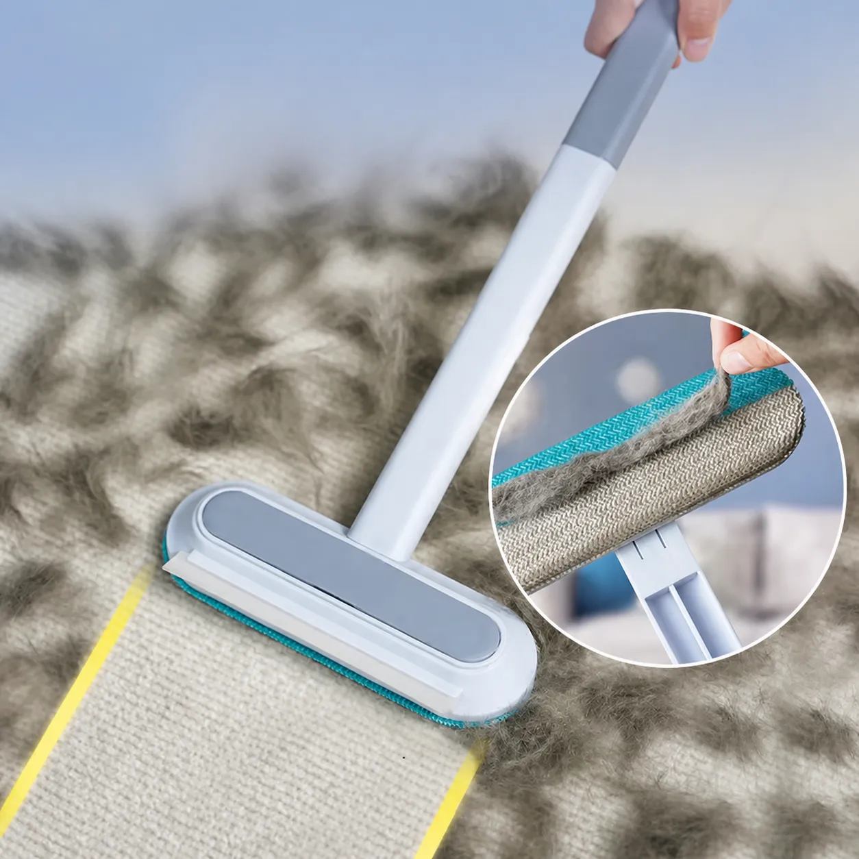 Multifunctional Pet Hair Remover Dog And Cat Hair Cleaning Tool Three In One Dry And Wet Household Epilator Brush