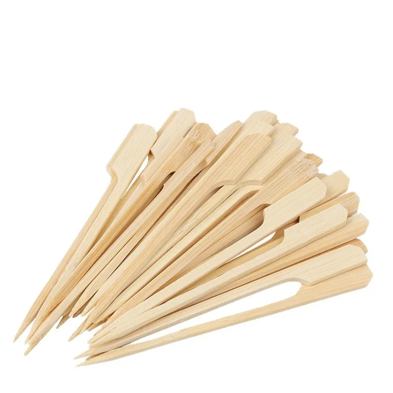 Pics en Bambou Jetables Naturels Bâtonnets de BBQ en Bois pour Oden Grill Choix de Nourriture Fête Accessoires de Cuisine