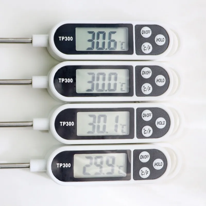 Digital Cooking Food Thermometer Stainless Steel Probe LCD Display Kitchen Meat Thermometer For BBQ Baking