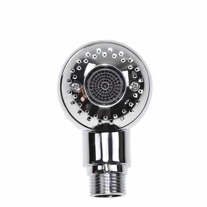 Pet Bath Shower Nozzle Pressurized Adjustable Dog Bathing Sprayer ABS Chrome Coated Pet Cleaning Grooming Tool