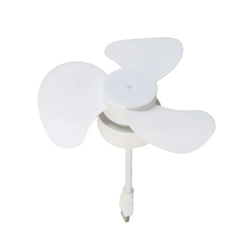 Portable USB Mini Fan Quiet Desktop Cooling Fan With Flexible Hose 3 Blades Powered Cooling Device For Office Home