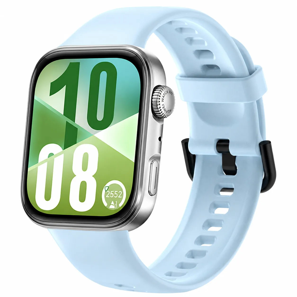 Correa de Repuesto de Silicona Compatible Con Smartwatch Fit 4 Suave Impermeable Pulsera Deportiva Con Hebilla Metálica