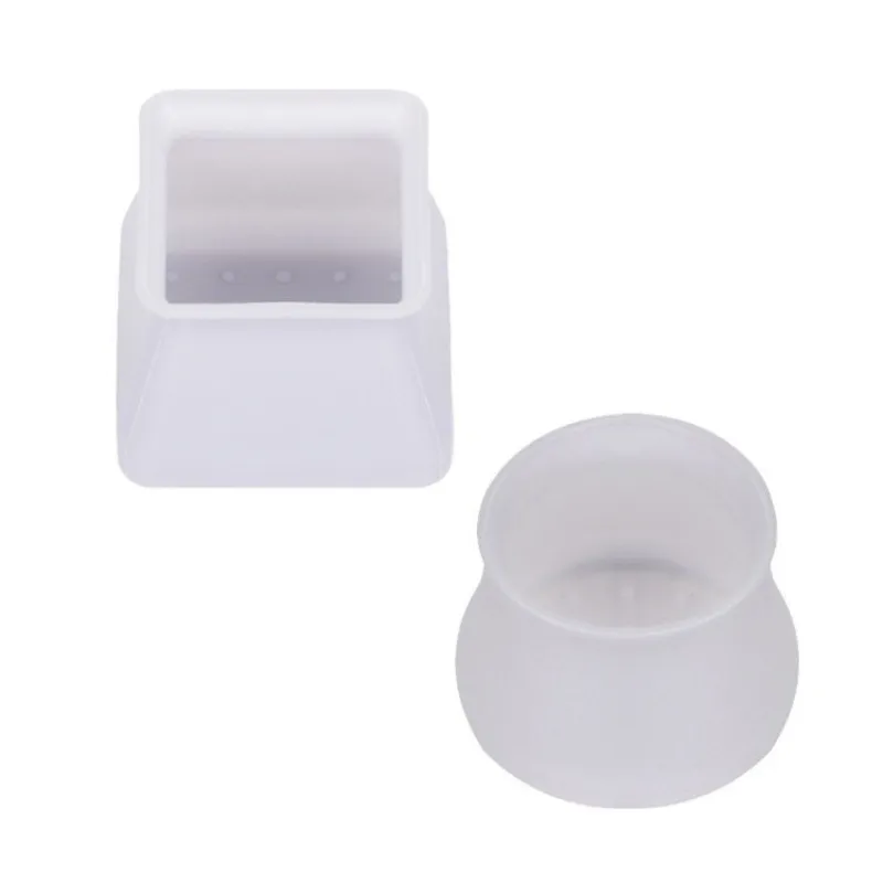 Silicone Chair Leg Protectors Round Square Furniture Floor Protectors Anti Slip Table Feet Covers Silent Furniture Pads