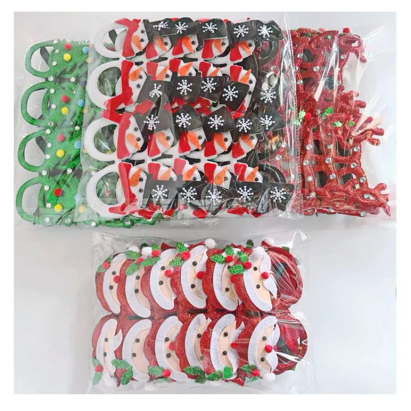 Occhiali Decorativi Natalizi Occhiali da Festa Festivi Babbo Natale Alce Pupazzo di Neve Glitter Accessori per Feste