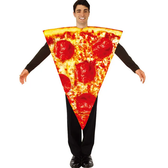 Kostoumi Pitsas Enilikon Asteio Roucho Fagitou Unisex Halloween Cosplay Party Stage Performance Fancy Dress Kitrino Kokkino