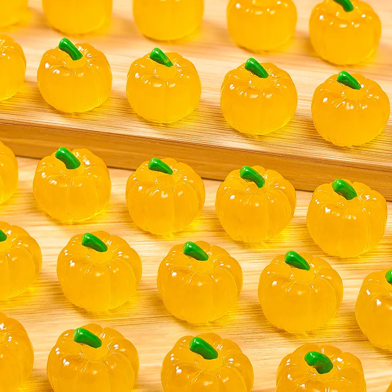 Mini Hars Pompoen Beeldje Simulatie Fruit Groente Schattig Speeltje DIY Accessoires Desktop Huisdecoratie