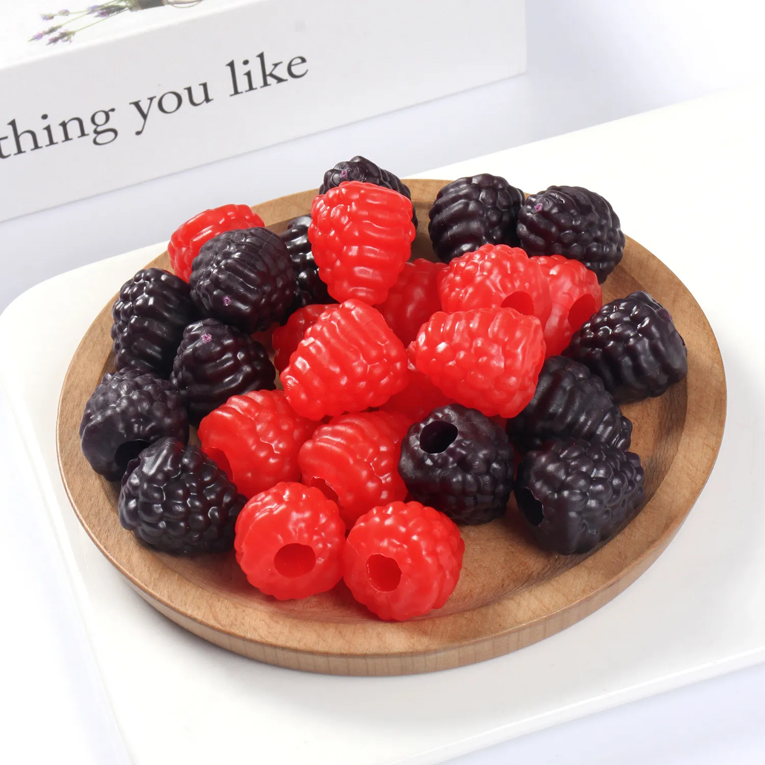 Simulation Raspberry Model Fake Fruit Artificial Raspberry Miniature Food Play Accessories Photography Props Home Decor