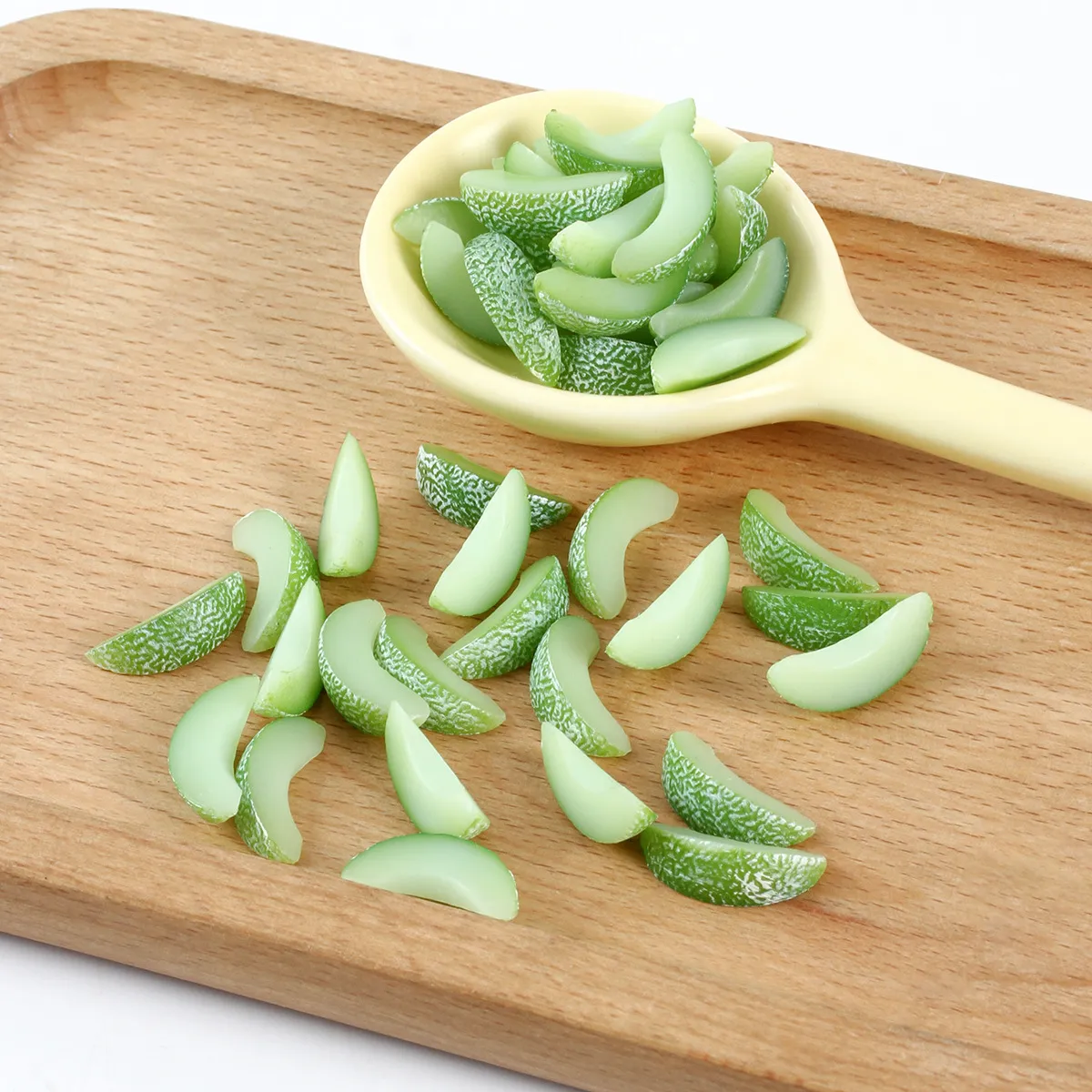 Miniature Simulation Melon Slices PVC Fake Food Models DIY Craft Food Play Miniature Accessories For Dollhouse Crafts