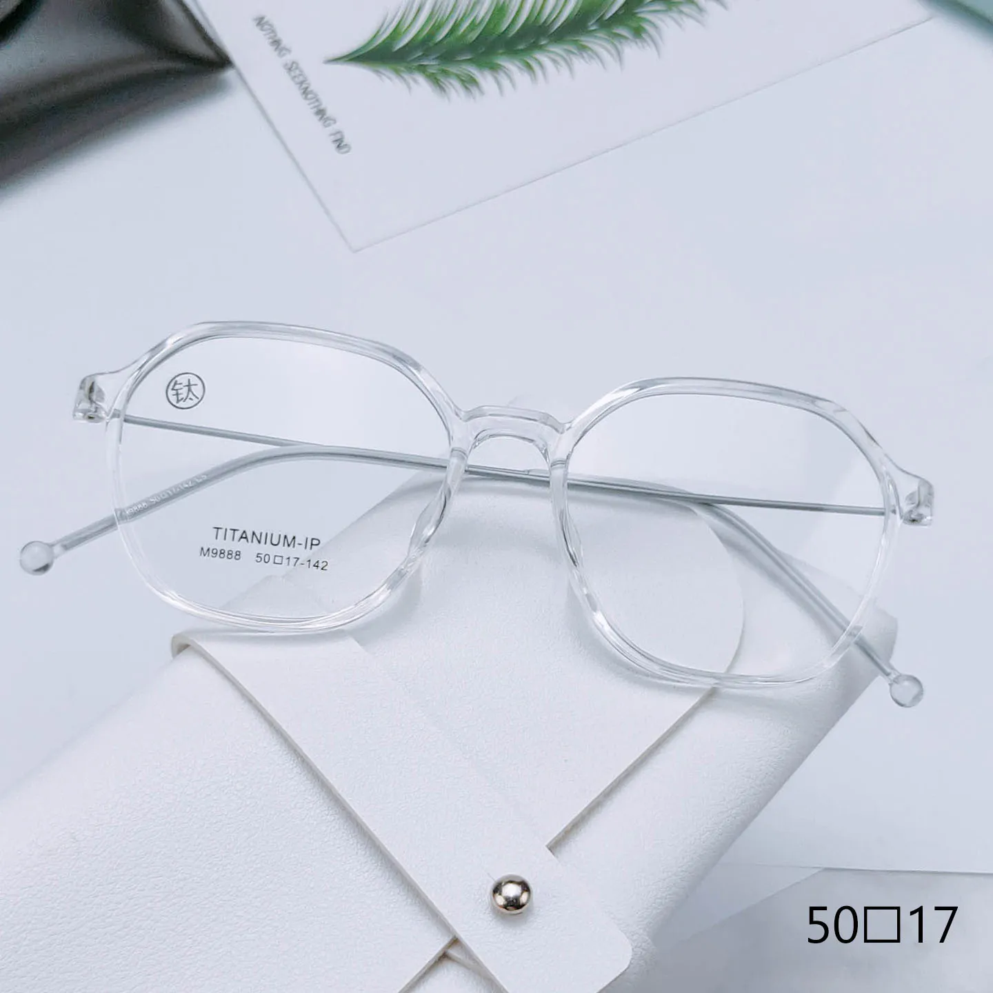 Montura de Gafas de Titanio Puro Polígono TR90 Montura de Gafas Ópticas Ligeras Para Hombres Mujeres