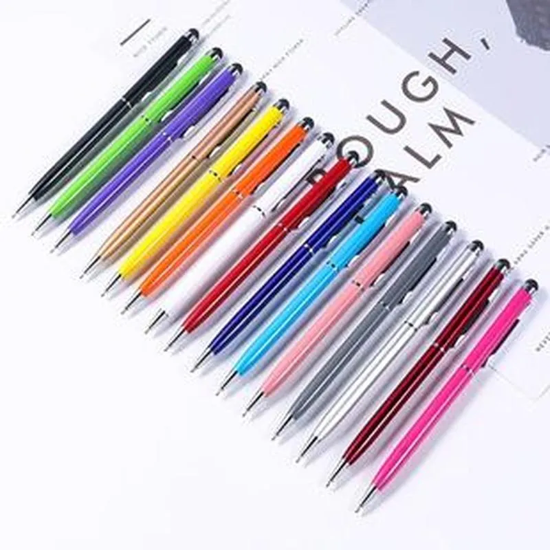 Μεταλλικό Στυλό Διαρκείας Touch Screen Stylus Επιχειρηματικό Γραφείο Διαφήμιση Δώρο Στυλό Πολύχρωμο Ομαλή Γραφή