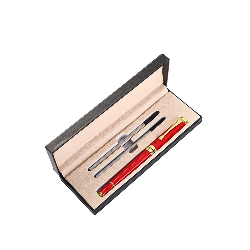 Business Metal Sign Pen Set Executive Rollerball Pen With Gift Box Luxury Office Writing Pens For Business Gifts