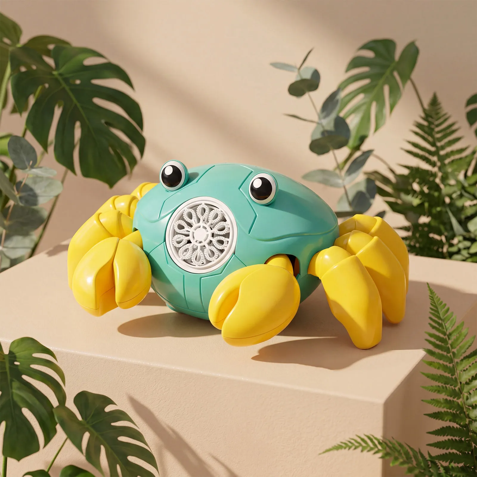 Crawling Music Bubble Crab Toy Automatic Bubble Blower With Lights Outdoor Interactive Toys For Kids