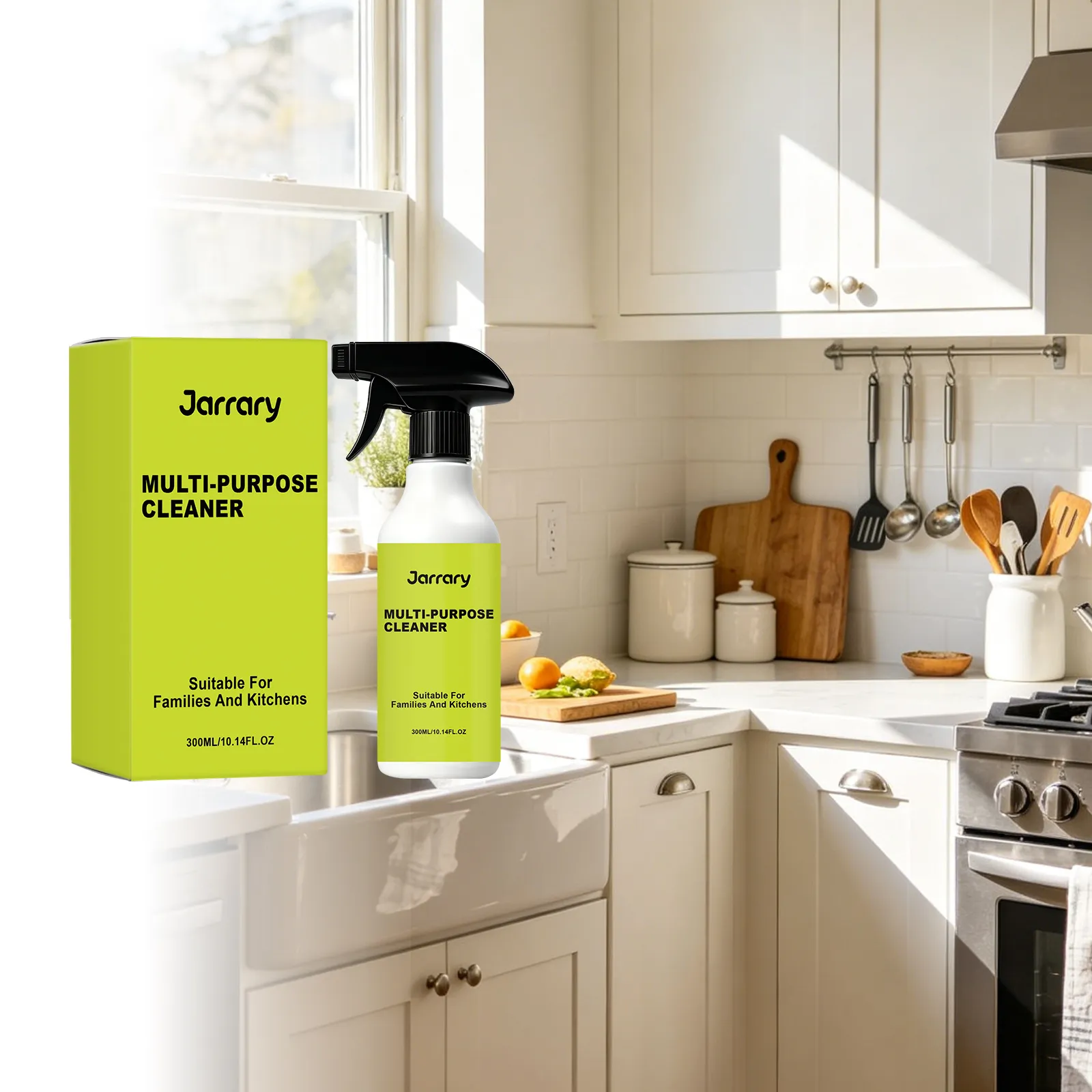 Nettoyant de Cuisine Multi-Usage Spray Dégraissant Puissant Pour Ustensiles de Cuisine et Taches Tenaces