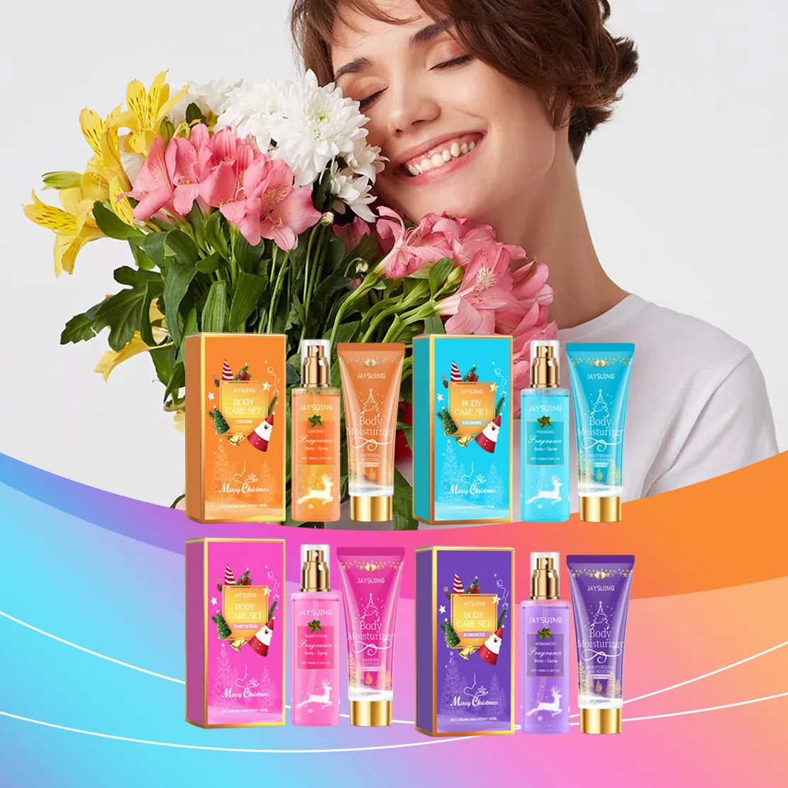 Luxe Kerst Geurende Lichaamsverzorging Bodyspray En Bodylotion Feestelijke Feest Langdurige Geur Cadeau