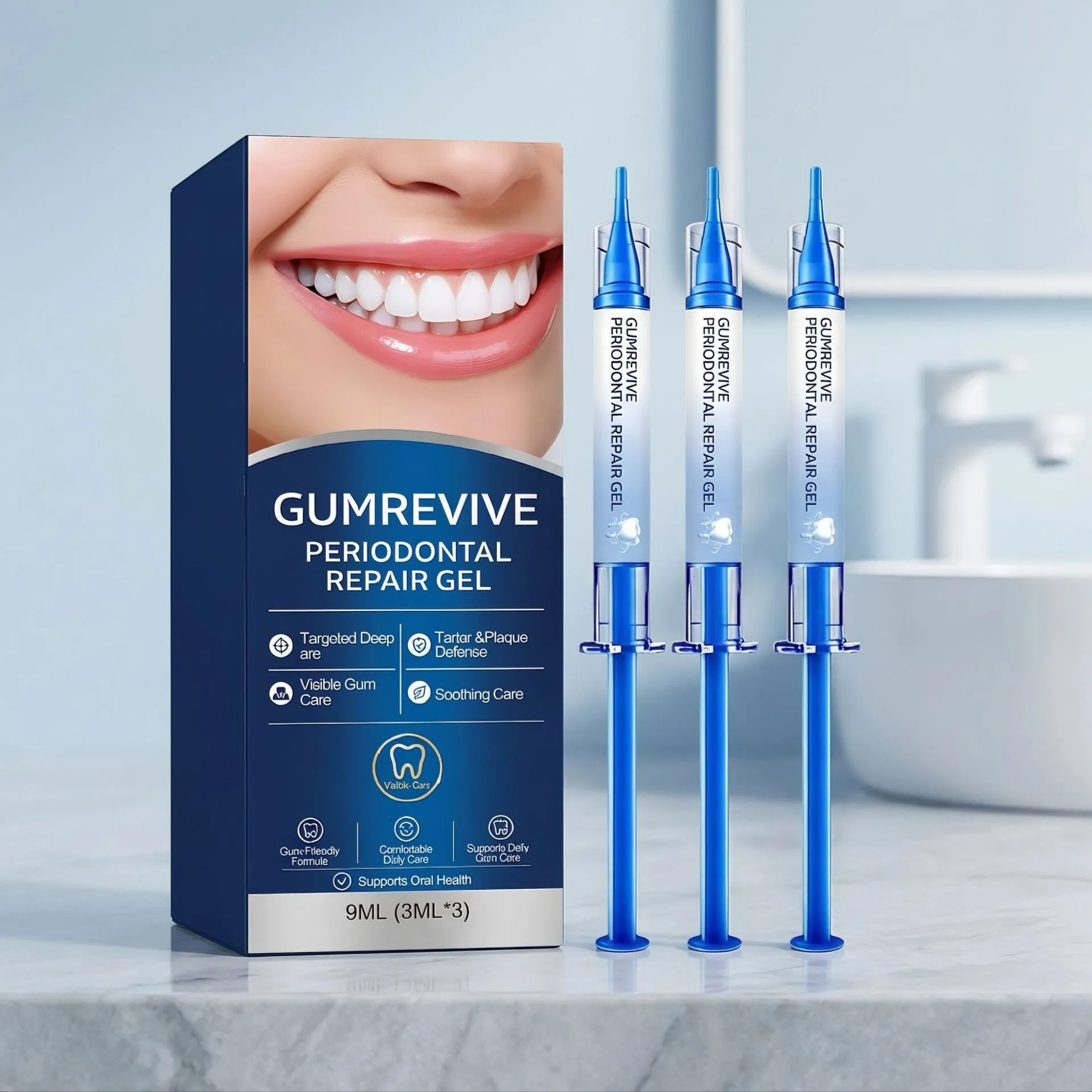 Gel de Nettoyage Bucco-Dentaire Portable Réparation des Gencives Sérum de Soin Dentaire Haleine Fraîche Blanchiment des Dents Hygiène Dentaire
