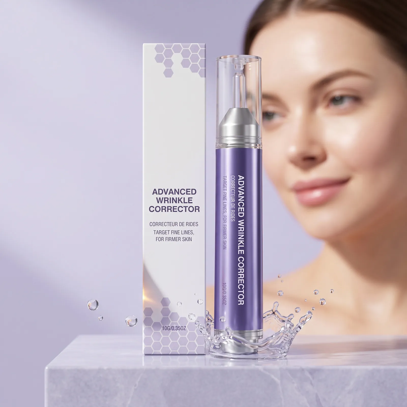 Advanced Anti Wrinkle Bee Venom Moisturizing Facial Essence Serum Portable Tube Daily Skincare Treatment For Women