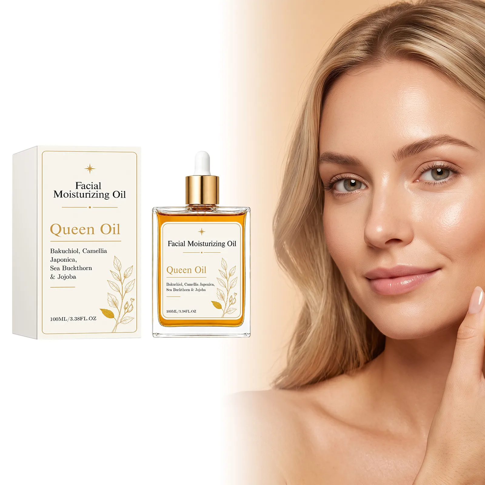 Gesichtsfeuchtigkeitsspendendes Ätherisches Öl Natürlicher Pflanzenextrakt Anti Aging Aufhellend Feuchtigkeitsspendend Tägliche Gesichtspflege Hautpflegeöl