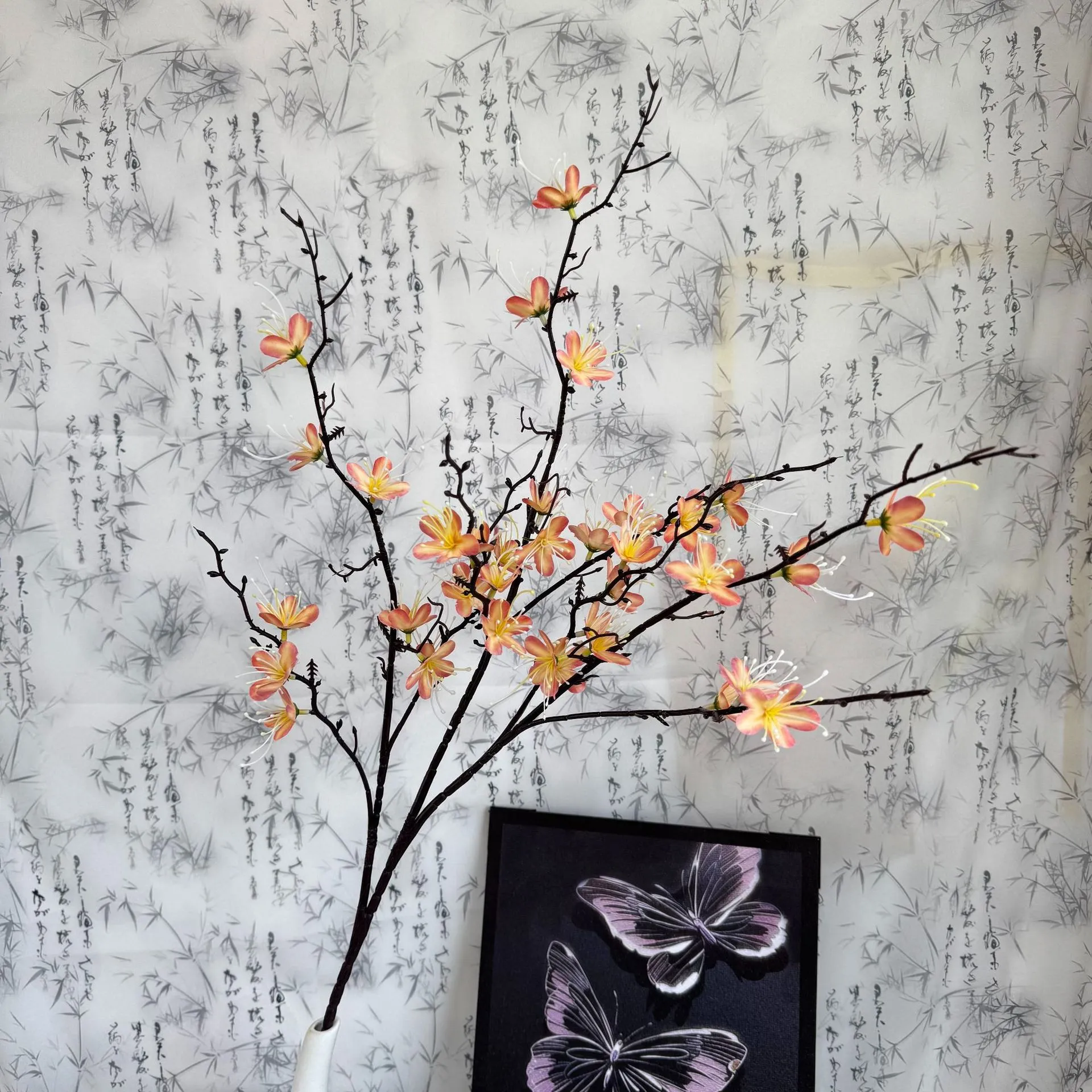 Mehrgabelige Künstliche Seiden Magnolie Blumen Zweig Falsche Blume Für Hochzeit Zuhause Party Dekoration