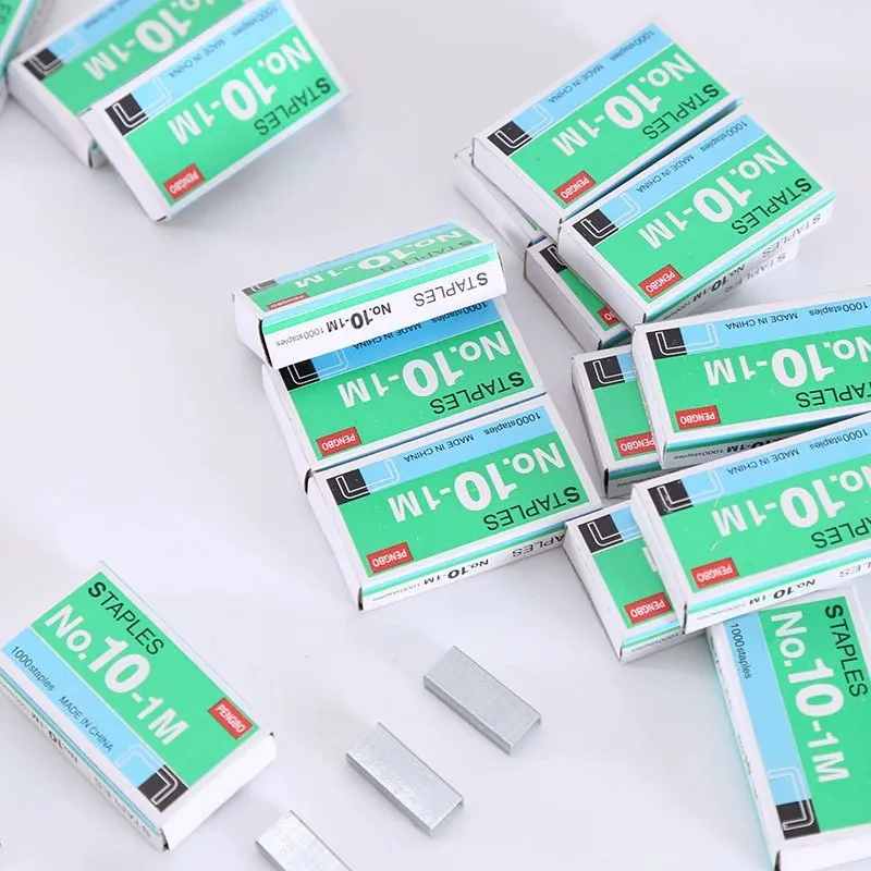 Petites Agrafes en Métal pour la Reliure de Documents de Bureau et d'École Fournitures de Papeterie Classiques Agrafes de Rechange