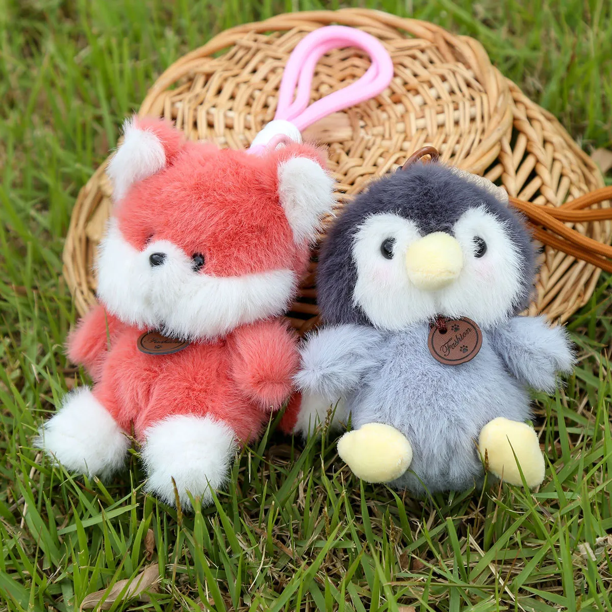 Carino Animale Cartone Animato Peluche Giocattolo Pendente Capibara Panda Elefante Bambola Borsa Appendere Ornamento Morbido Animale Di Peluche Regalo