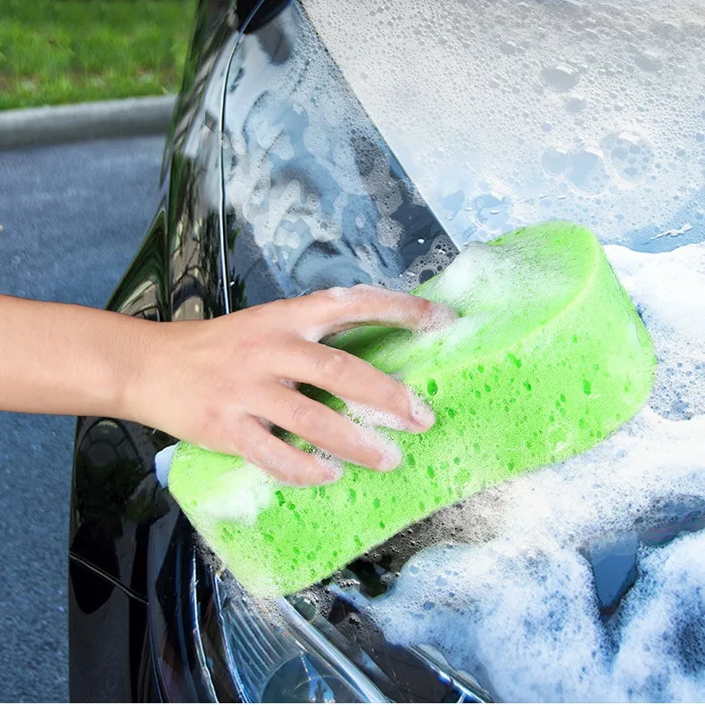 Éponge De Lavage De Voiture Grande Carrée Nid D'Abeille Bloc De Nettoyage Auto Outil De Nettoyage Pour Entretien De Véhicule