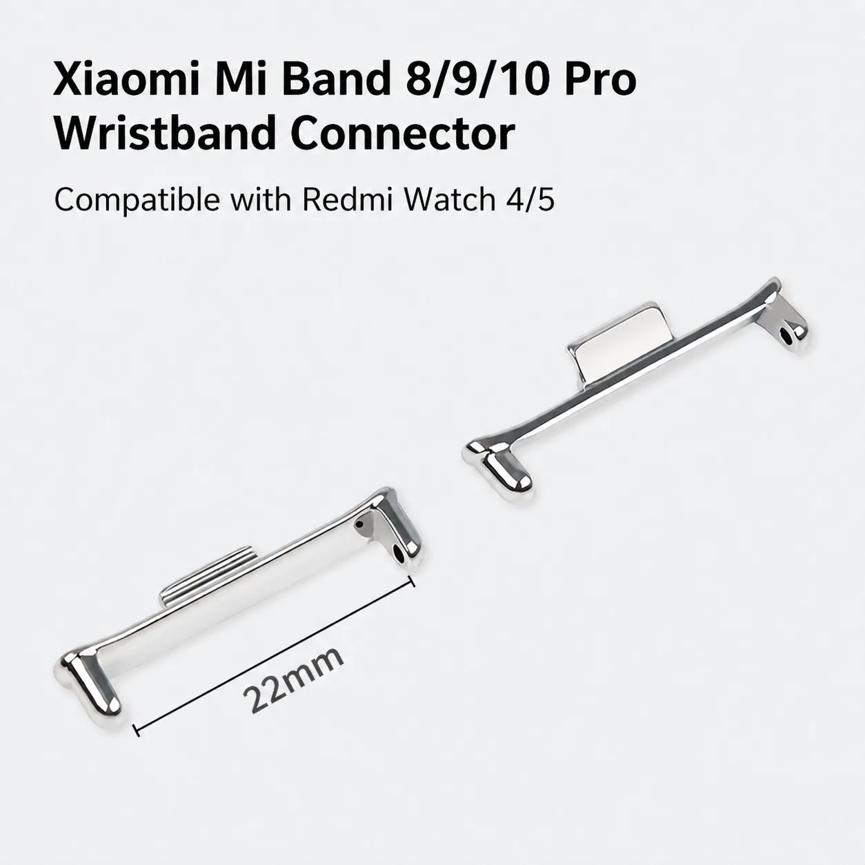 Metal Smartwatch Band Connector Replacement Strap Adapter Universal Smart Wearable Watch Accessories Parts