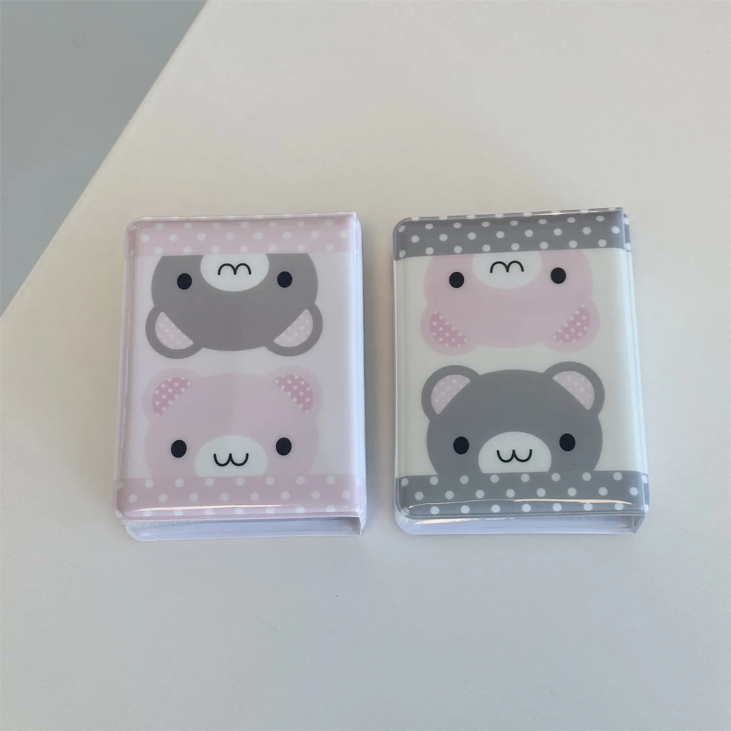 Album Photo Polaroïd Mignon De 3 Pouces Dessin De Fraise PVC Transparent Porte-Photocarte Mini Livre De Rangement De Carte