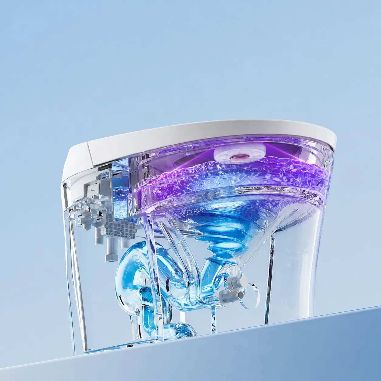 Smart UV Toilet Sterilizer Automatic Deodorization Rechargeable Toilet Disinfection Lamp Bathroom Sanitary Gadget