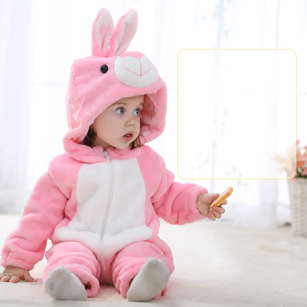 Säugling Baby Flanell Tier Strampler Süßes Cartoon Kapuze Jumpsuit Herbst Winter Kleinkind Junge Mädchen Overall Pyjama Kostüm
