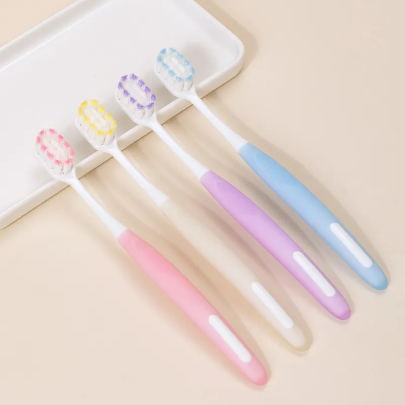 Couple Soft Bristle Toothbrush Adult Gentle Cushion Toothbrushes Daily Oral Cleaning Manual Toothbrushes
