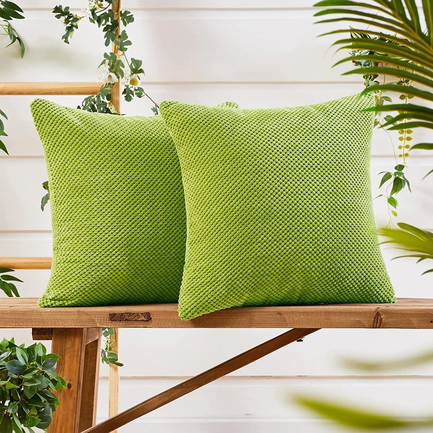 Nordic Modern Solid Color Woven Texture Cushion Cover Square Pillowcase For Living Room Bedroom Sofa Bed Home Decor